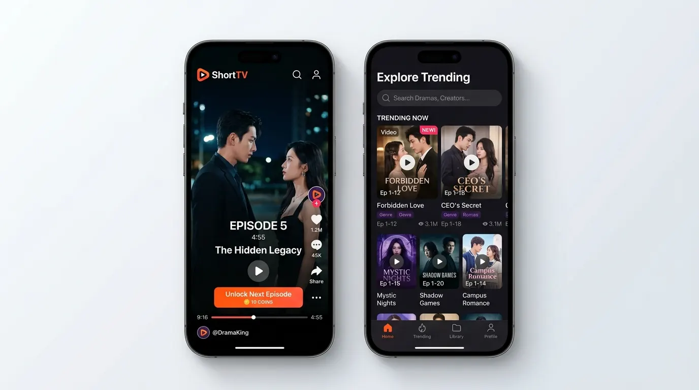 ShortTV dashboard preview